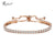 RINHOO Fashion Cubic Zirconia Tennis Bracelet & Bangle Adjustable Pulseras Mujer Charm Bracelet For Women Bridal Wedding Jewelry